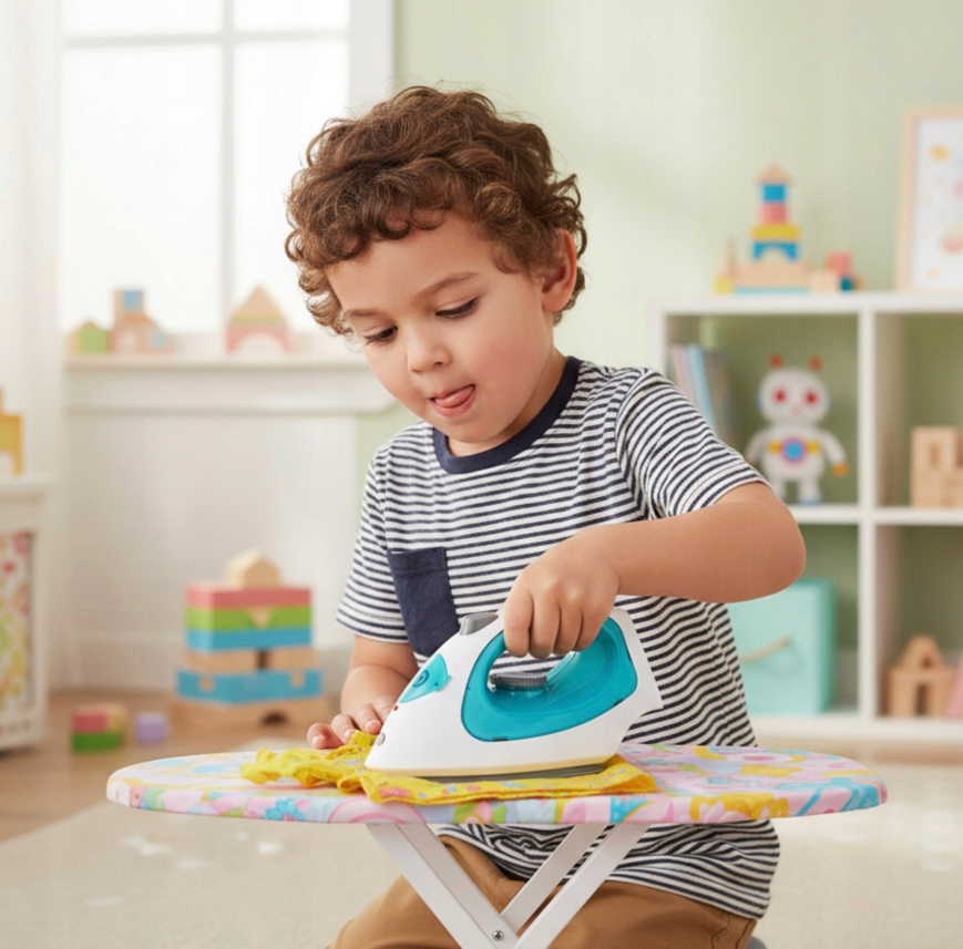 interaktivní dětská žehlička